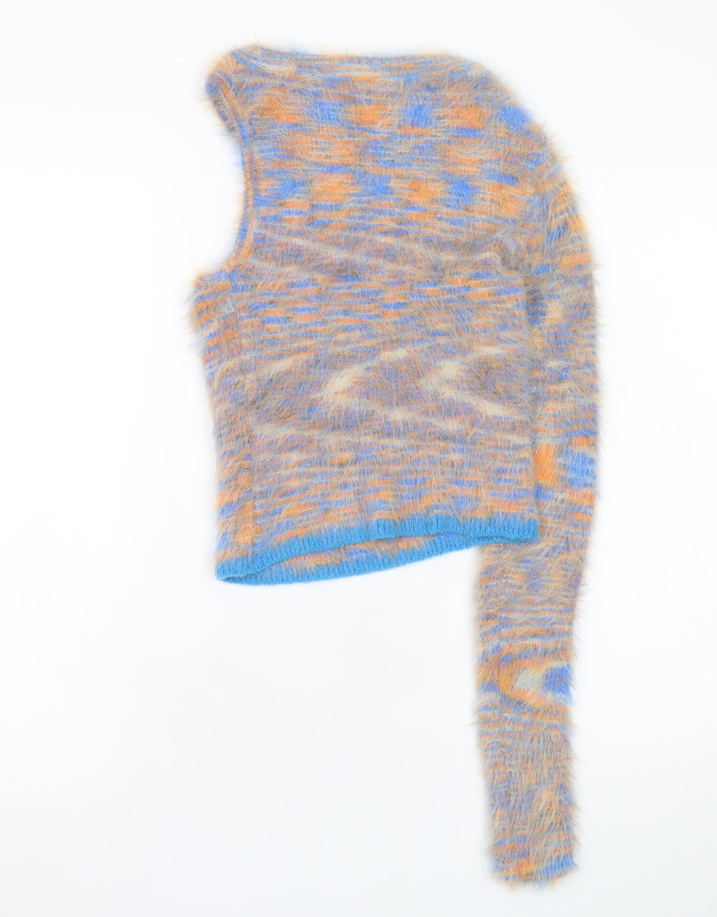 Andersson Bell Women's Multicoloured Fuzzy Asymmetric Mohair Jumper S
