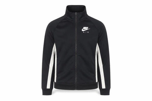 Nike Girls Black Track Jacket 11-12 Years Full Zip Polyester Athletic Style