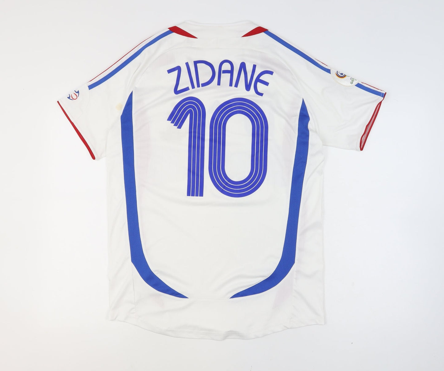 Adidas France 2006 Zidane #10 Men's White Home Football Shirt M