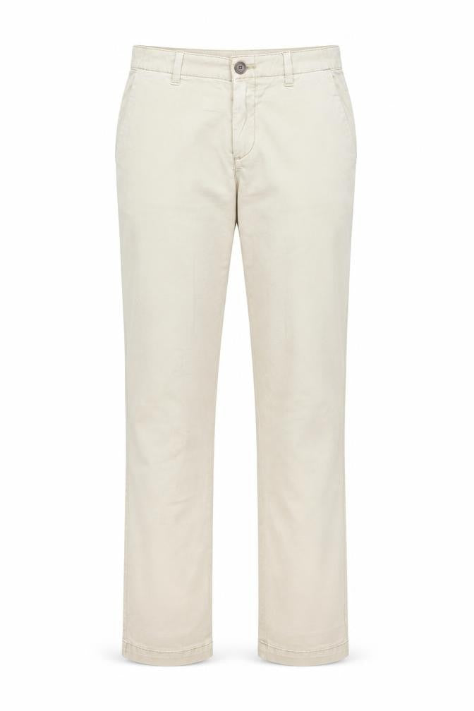 GAP Women Beige Chino Trousers Size 4 Regular Cotton Stretch