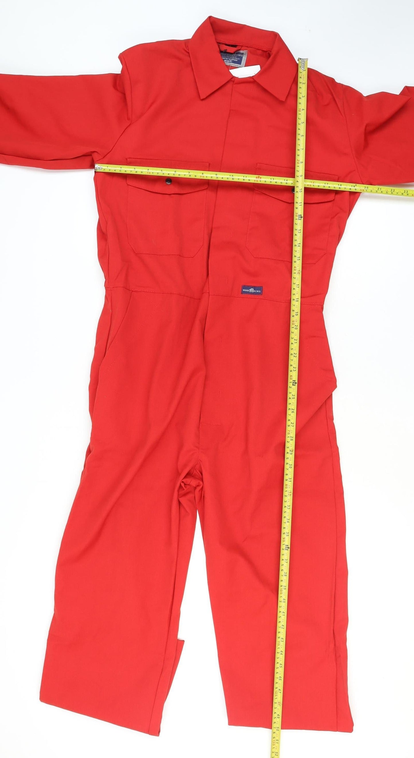 Work King Men Red Regular Fit Cargo Workwear Trousers S