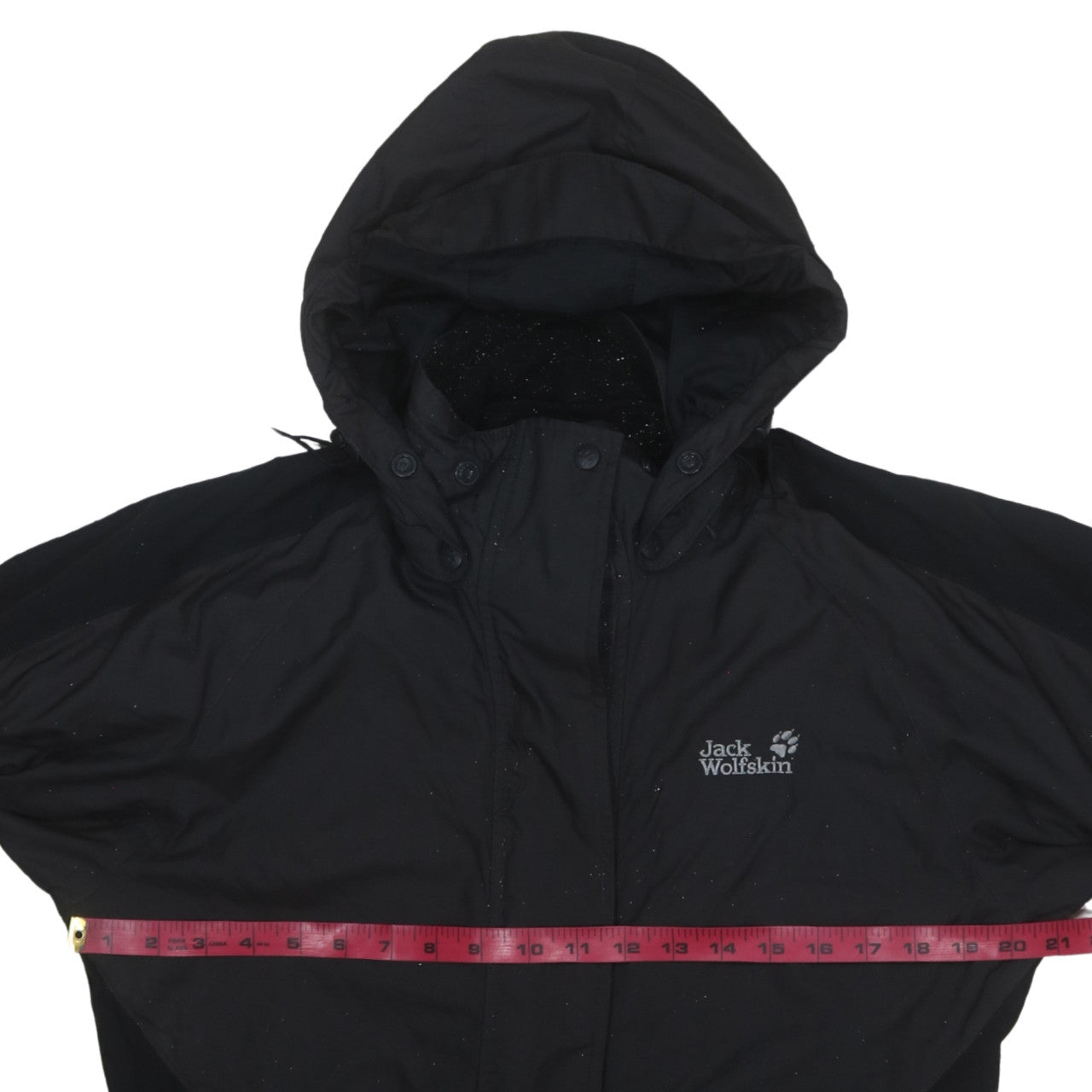 Jack Wolfskin Men's Black XS Waterproof Hooded Parka Jacket