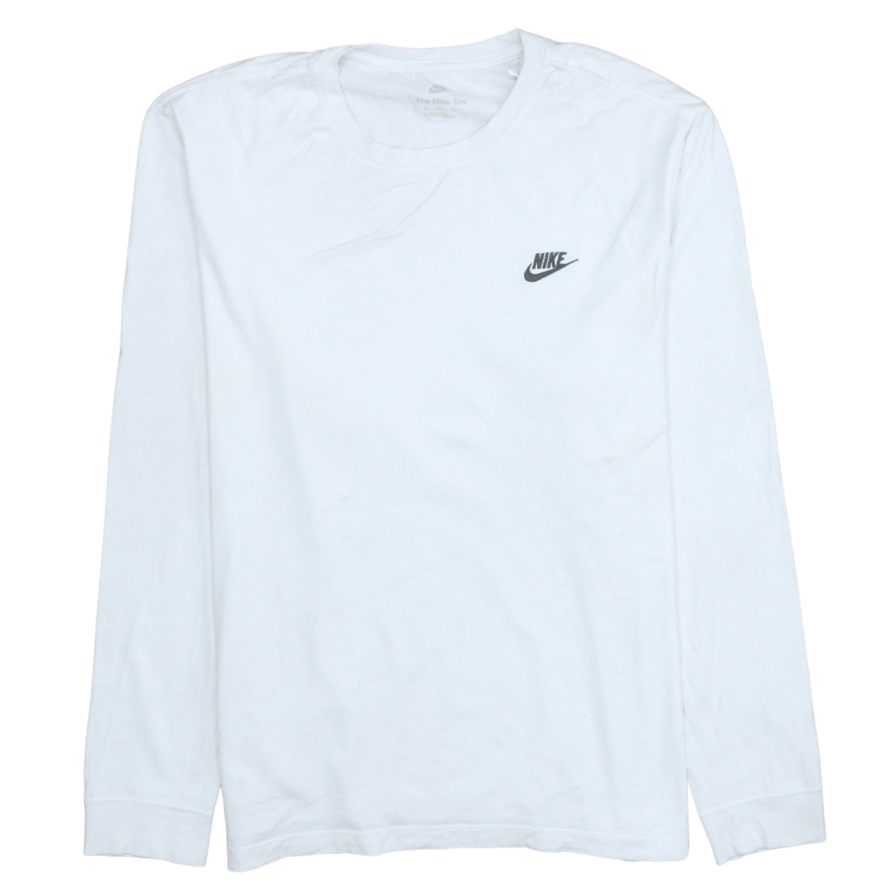 Nike Men's White 2XL Pullover Long Sleeve Crew Neck Sweatshirt