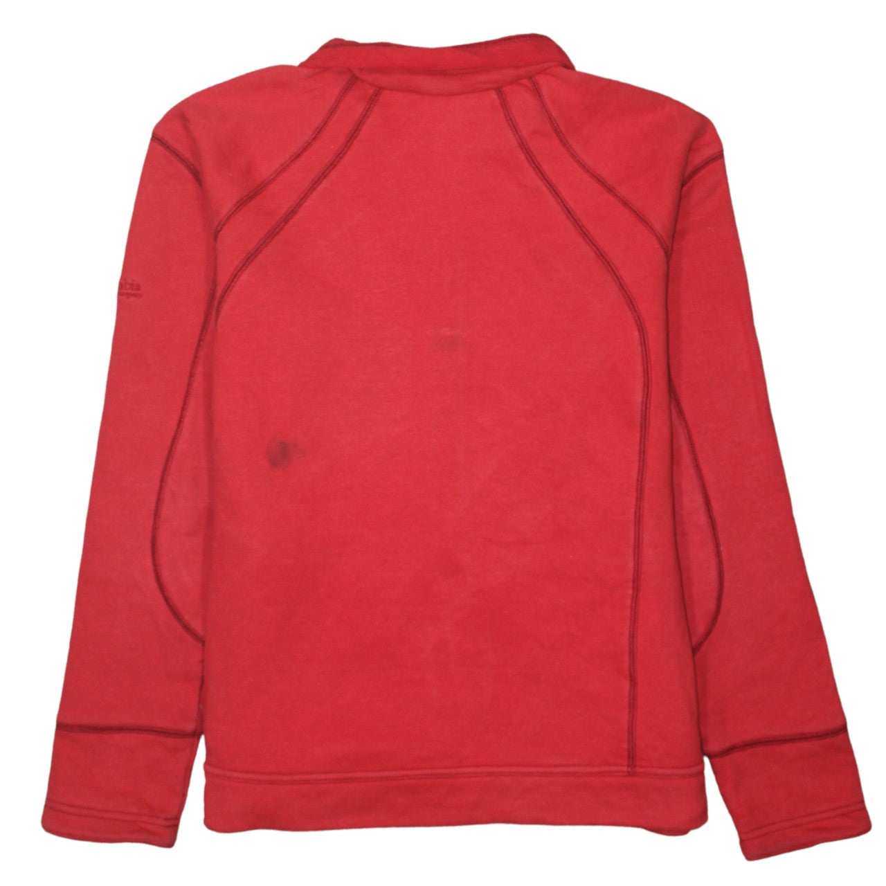Columbia Women's Red Full Zip Fleece Jacket L Outdoor Activewear