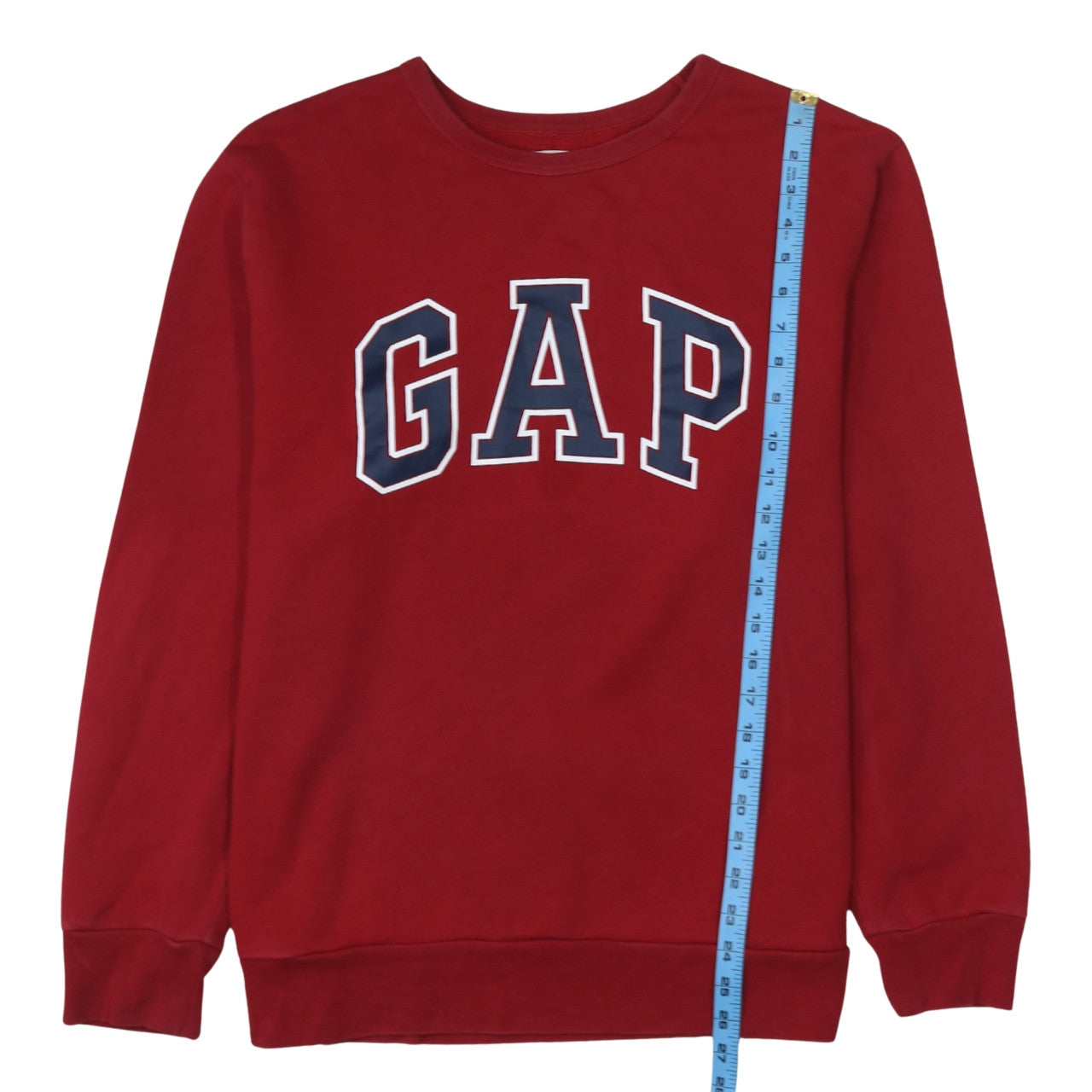 GAP Mens Red XL Crew Neck Logo Pullover Sweatshirt