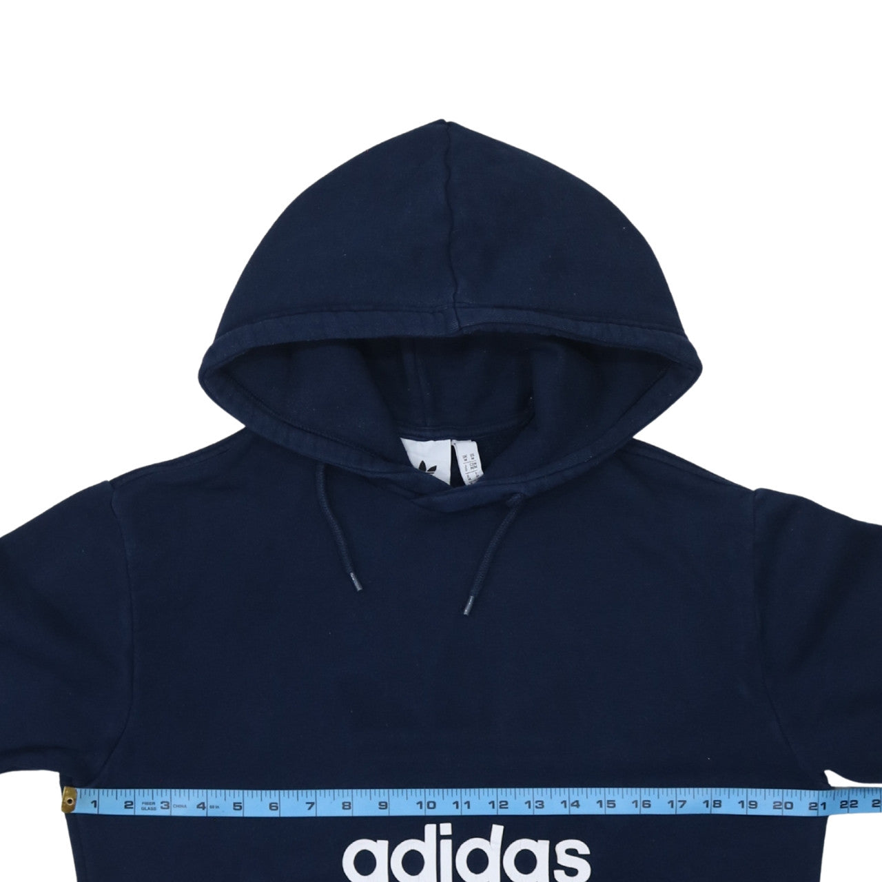 Adidas Men's Blue Pullover Hoodie M Regular Fit Sports Sweatshirt
