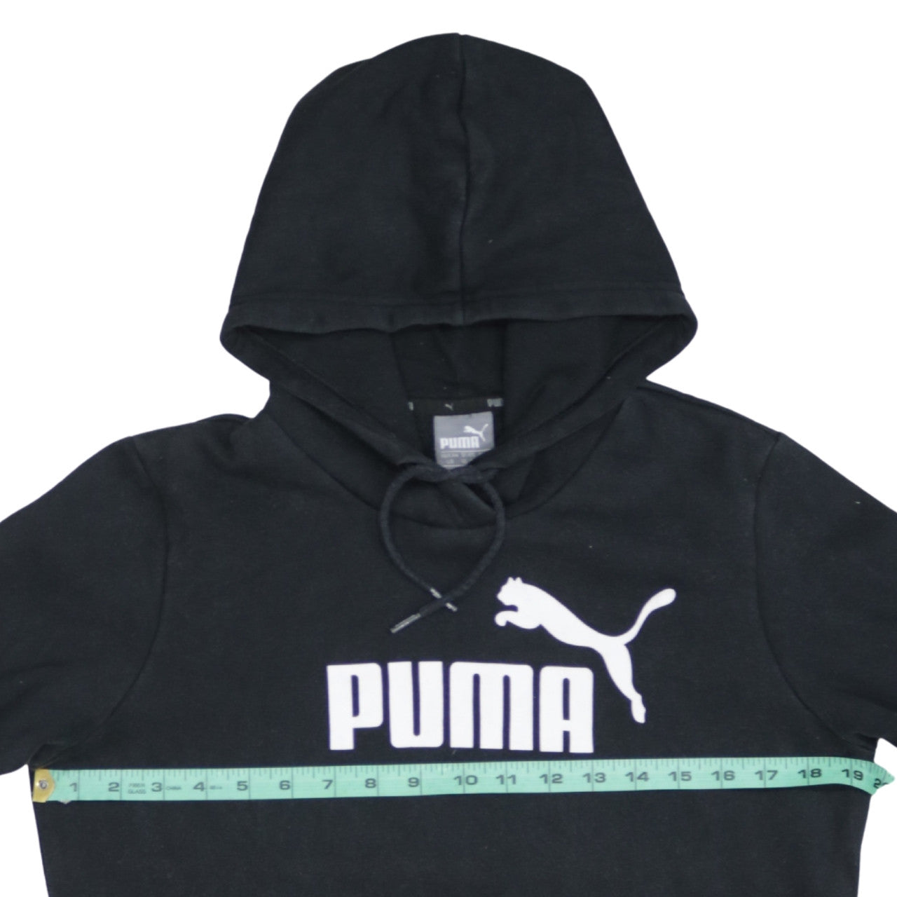 Puma Women's Black Pullover Hoodie Size 14 Hooded Sweatshirt