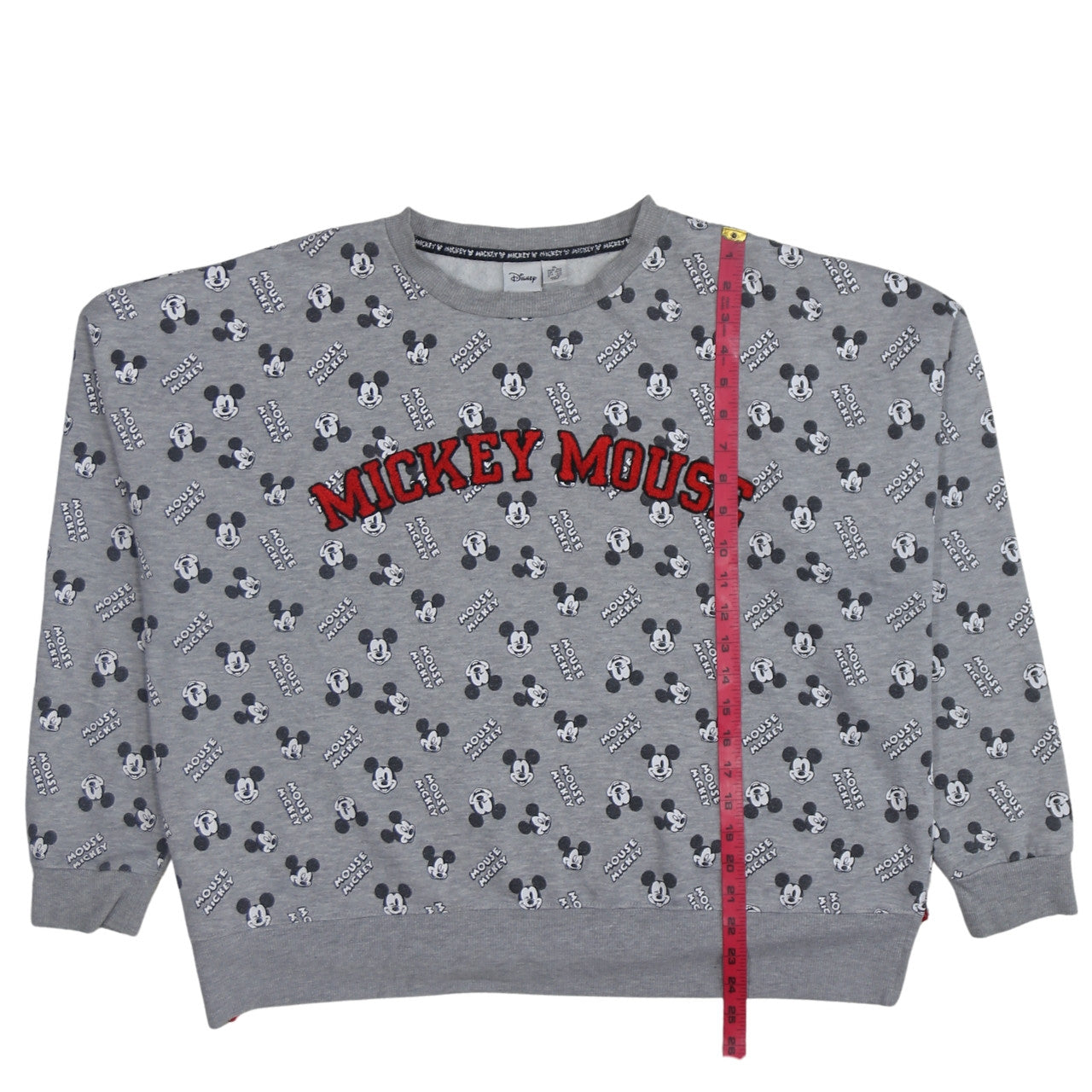 Disney Womens Grey Mickey Mouse Print Sweatshirt XL
