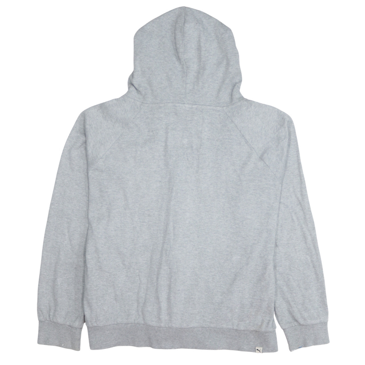 Puma Women Grey Full Zip Hoodie XL Cotton Sequin Detail