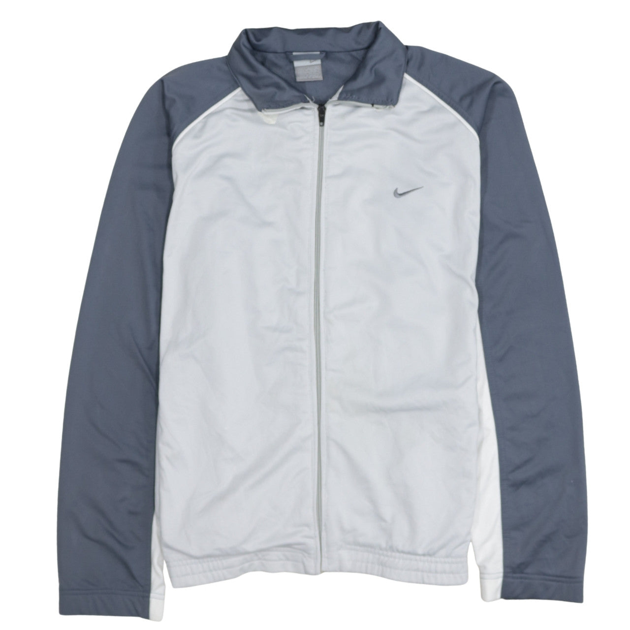 Nike Men's Grey Track Jacket XL Regular Fit Full Zip Activewear