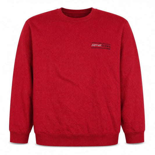 Dickies Mens Red XL Pullover Sweatshirt Crew Neck Workwear