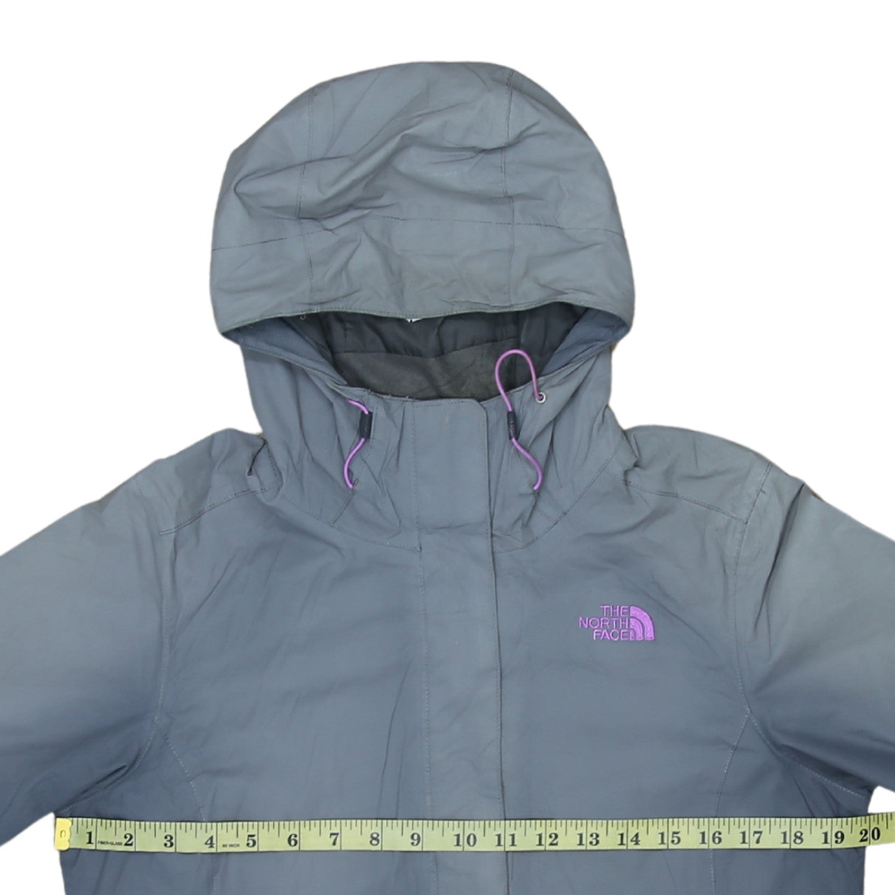 The North Face Women Grey Hooded Waterproof Parka Jacket M