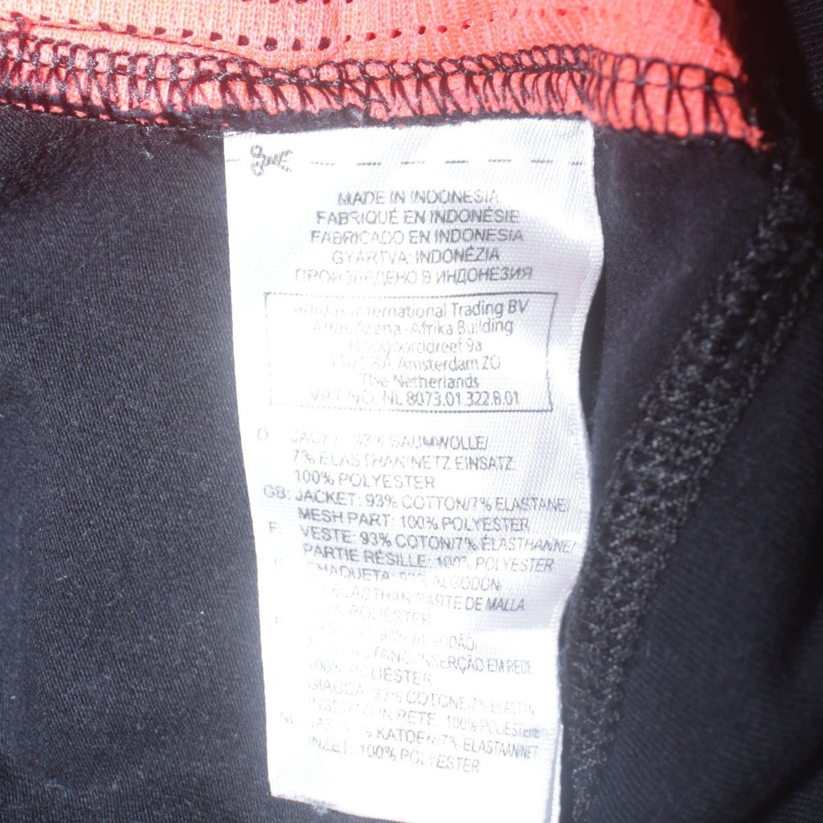 Reebok Womens Black Track Jacket L Full Zip Athleisure Sportswear