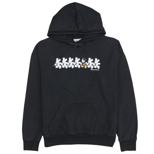 Disney Primark Womens Black XS Mickey Mouse Pullover Hoodie
