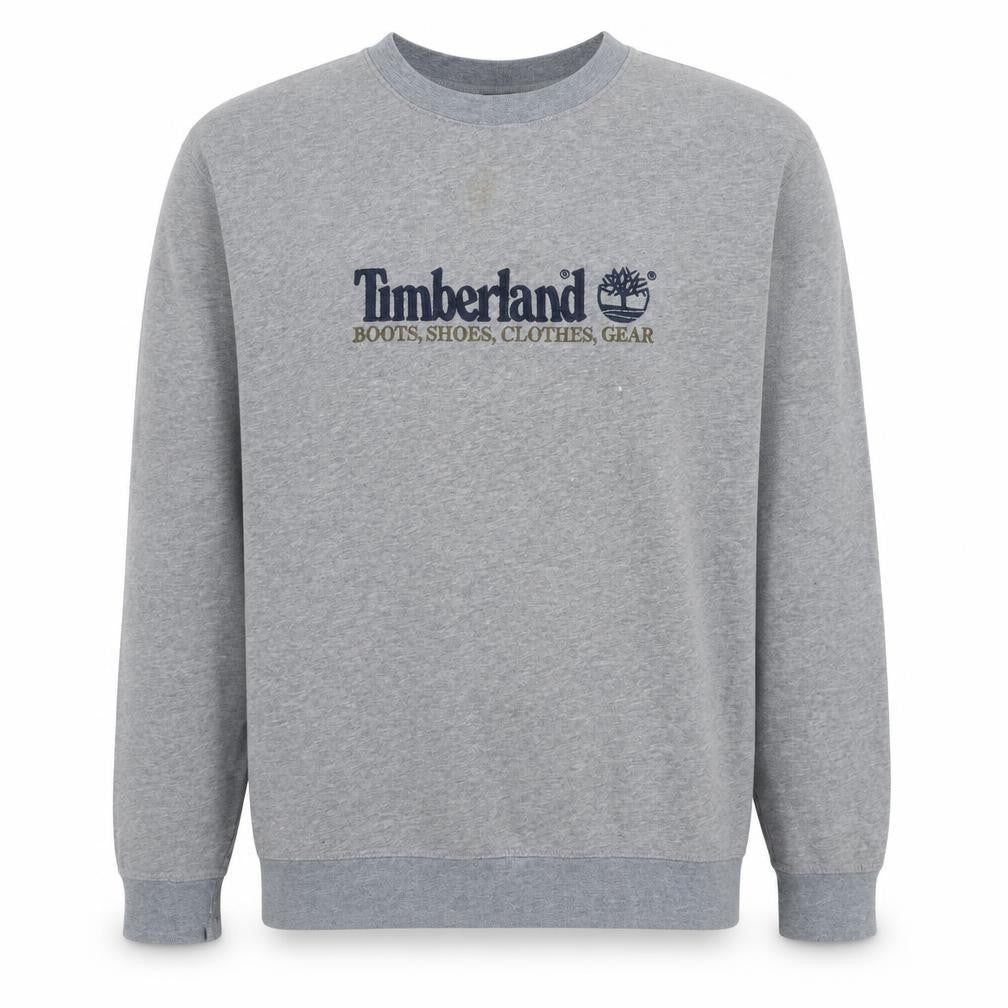 Timberland Mens Grey XL Pullover Fleece Sweatshirt