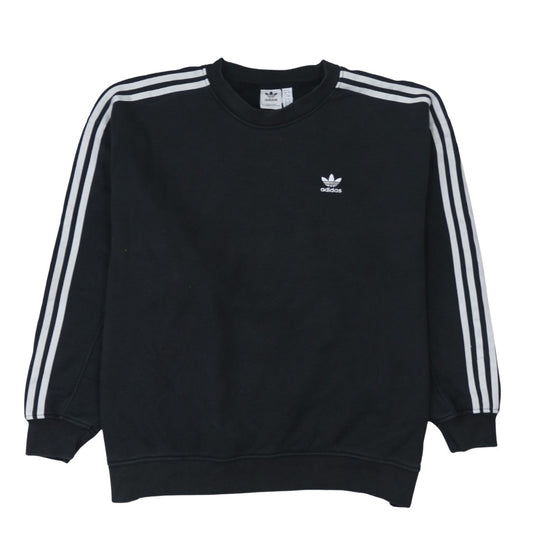Adidas Men's Black Crew Neck Pullover Sweatshirt Size L