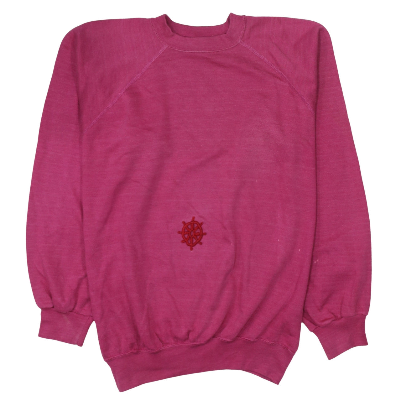 Champion Womens Pink Crew Neck Pullover Sweatshirt Size L