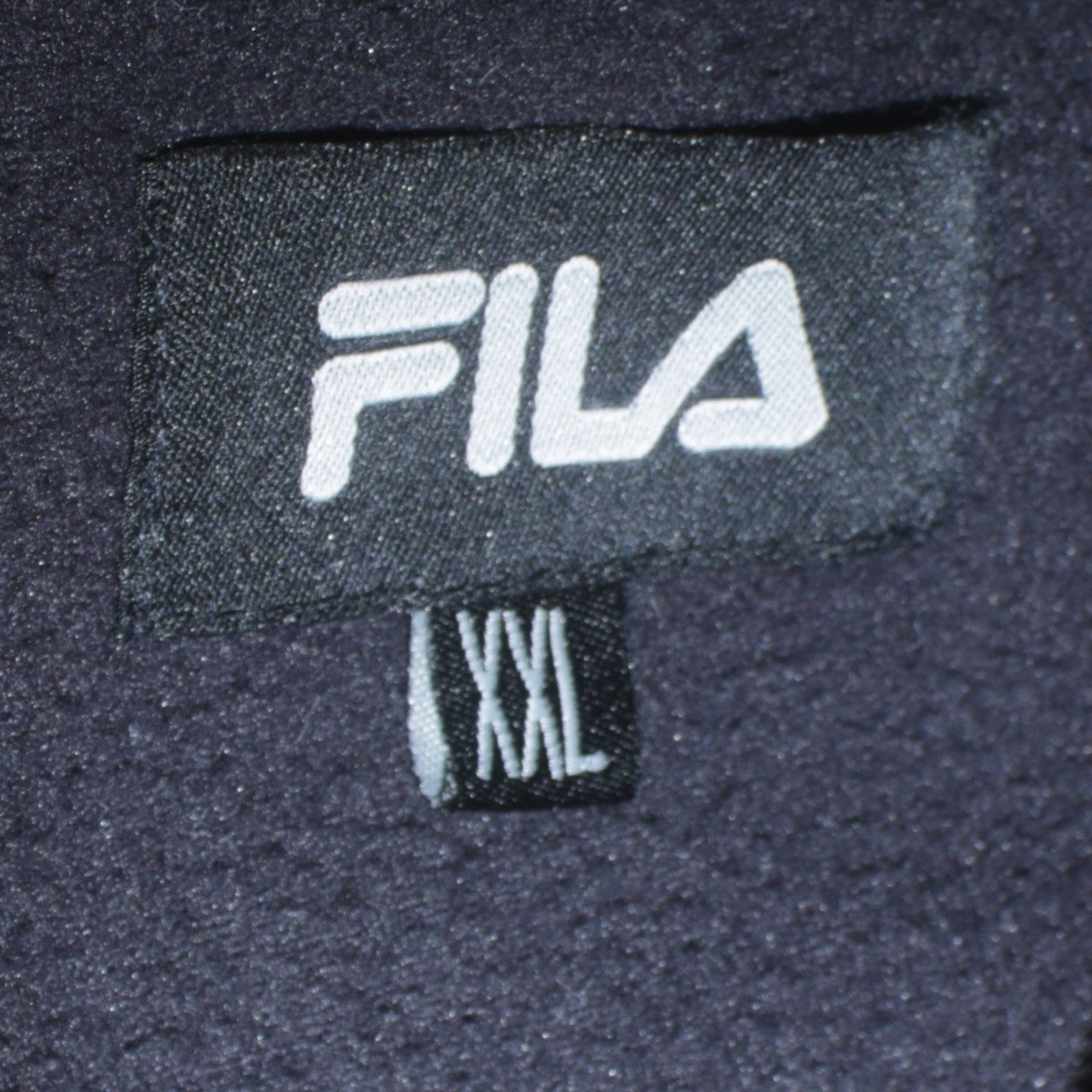 Fila Men's Black 2XL Full Zip Fleece Jacket