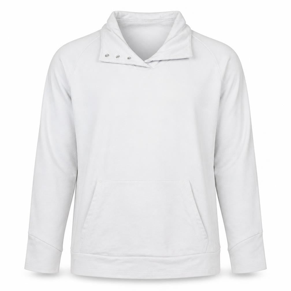 Adidas Men's White Climalite Golf Sweatshirt Size L Pullover Mock Neck