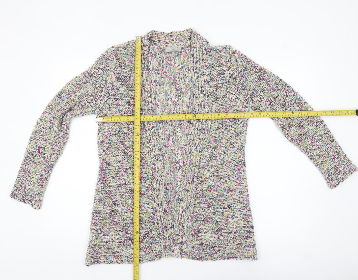 Marks & Spencer Per Una Women's Multicoloured Knit Cardigan Size 14