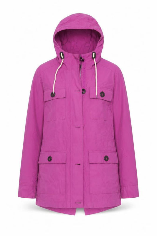 Marks & Spencer Women's Pink Hooded Parka Jacket Size 10