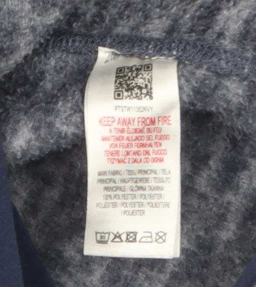 Peter Storm Women’s Blue Pullover Hoodie Size 8 Polyester Fleece