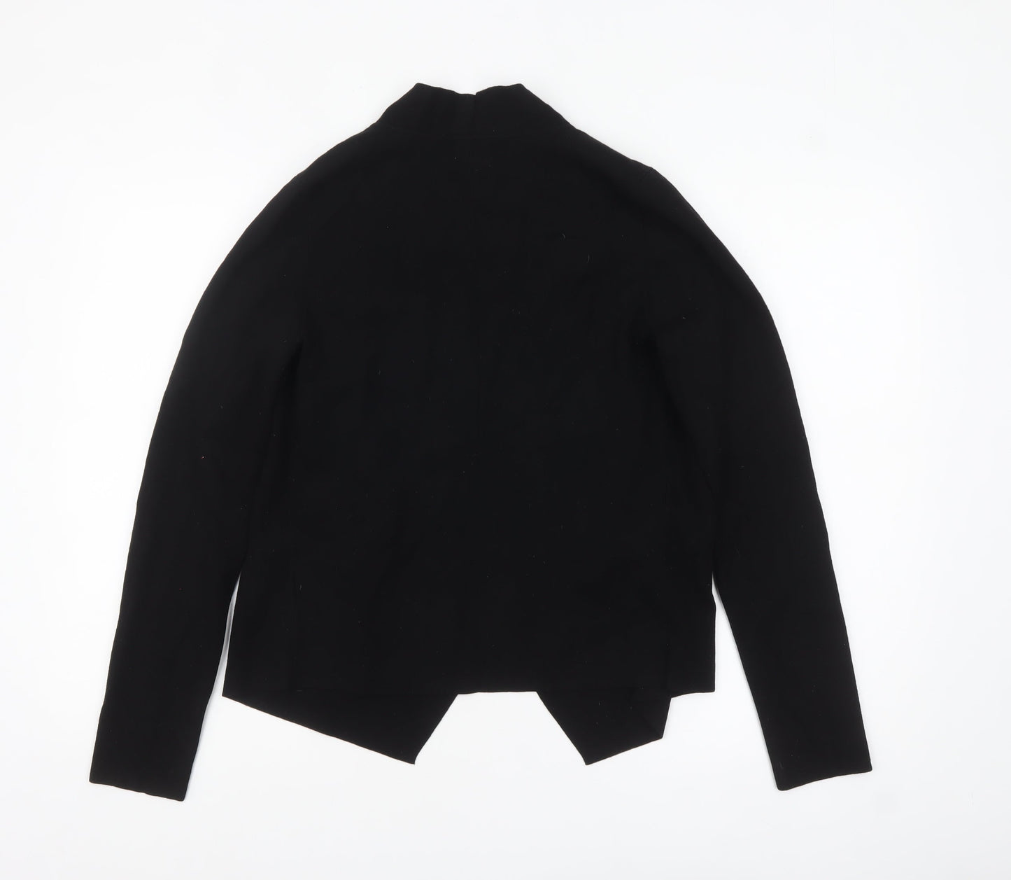 Jigsaw Womens Black Knit Cardigan M Viscose Blend Long Sleeve