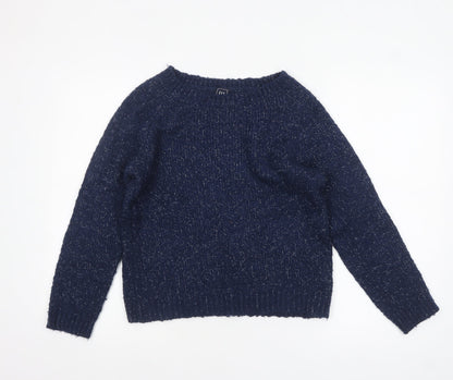 Gap Women’s Blue Chunky Knit Crew Neck Pullover Jumper XS