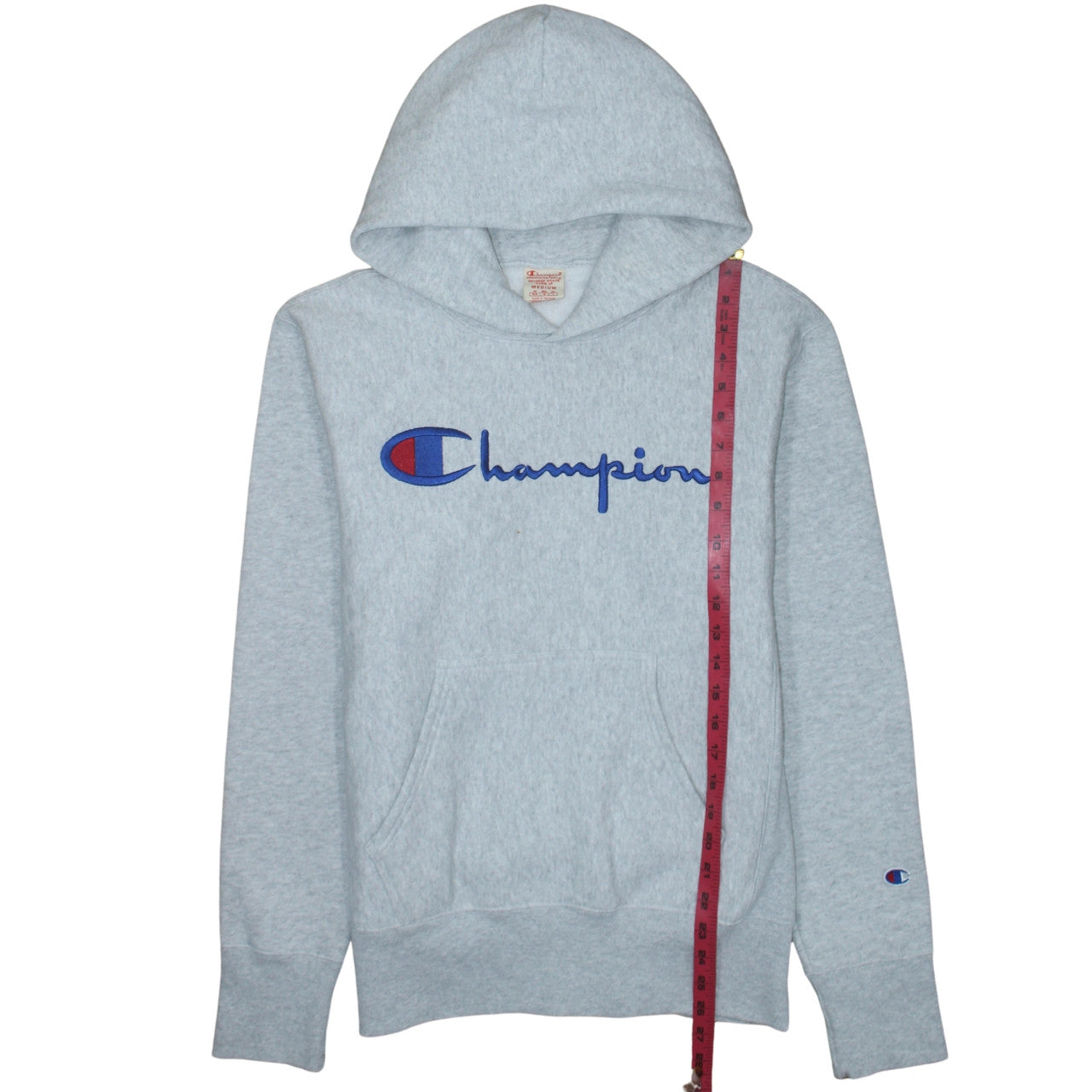 Champion Men's Grey Medium Reverse Weave Pullover Hoodie