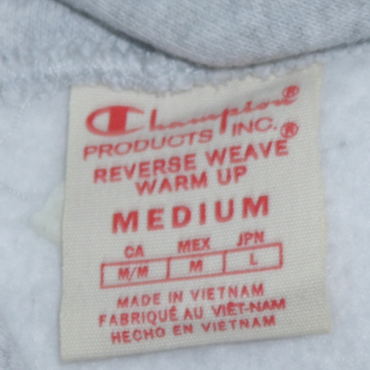 Champion Men's Grey Medium Reverse Weave Pullover Hoodie