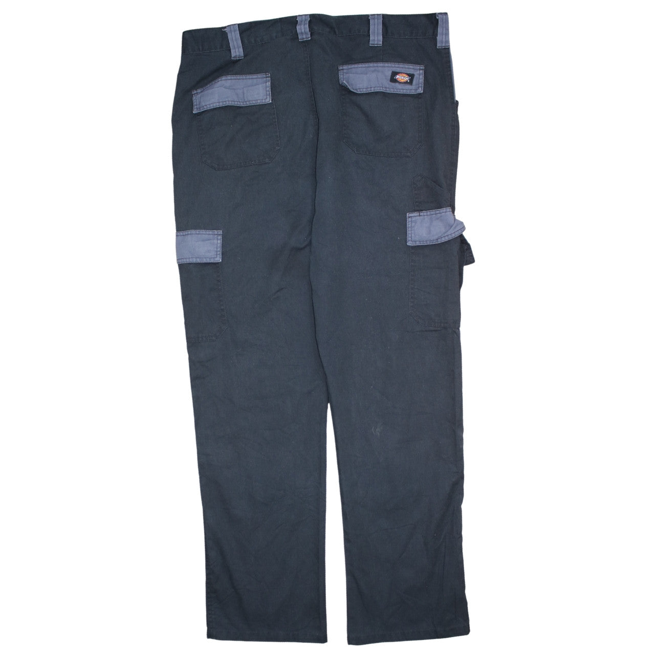 Dickies Men's Black Cargo Work Trousers Size L 40in Waist