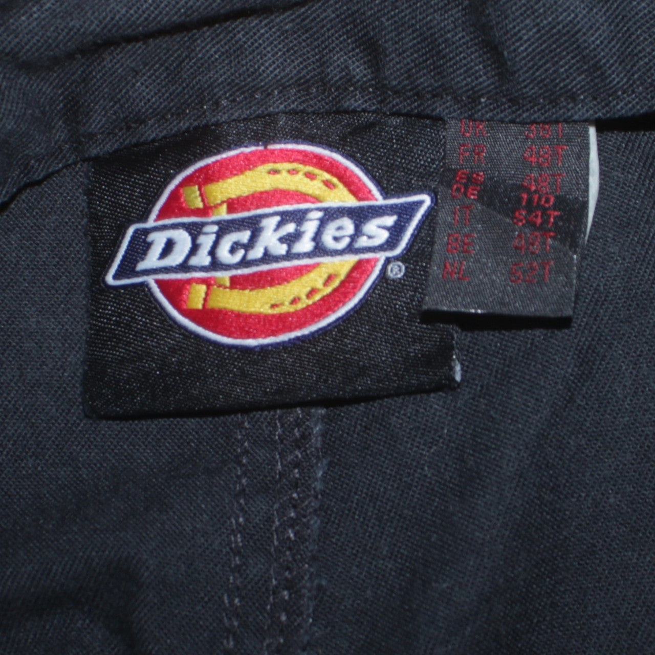 Dickies Men's Black Cargo Work Trousers Size L 40in Waist