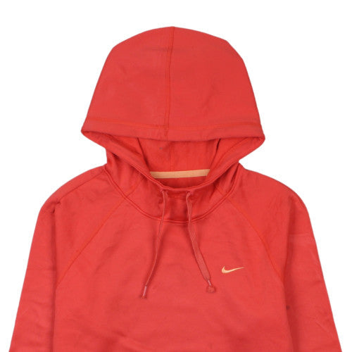 Nike Womens Red Dri-FIT Pullover Hoodie XS Athletic Fit