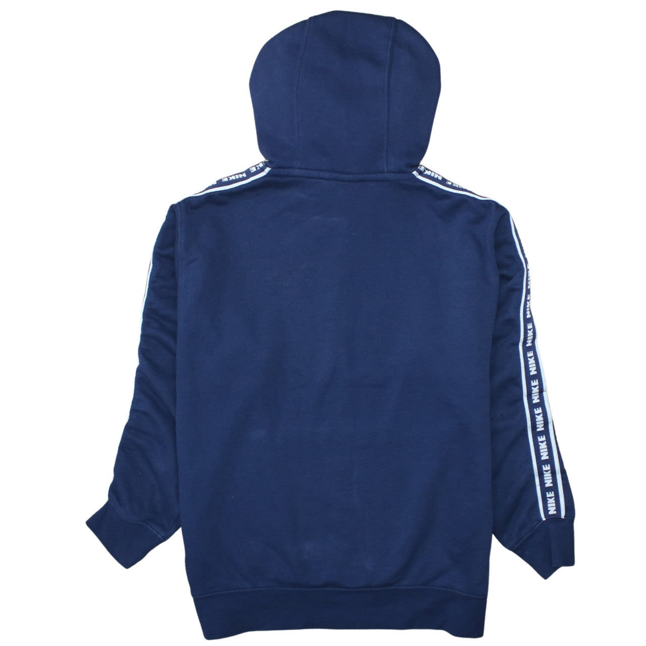 Nike Women’s Blue Pullover Hoodie Medium Cotton Logo Sweatshirt