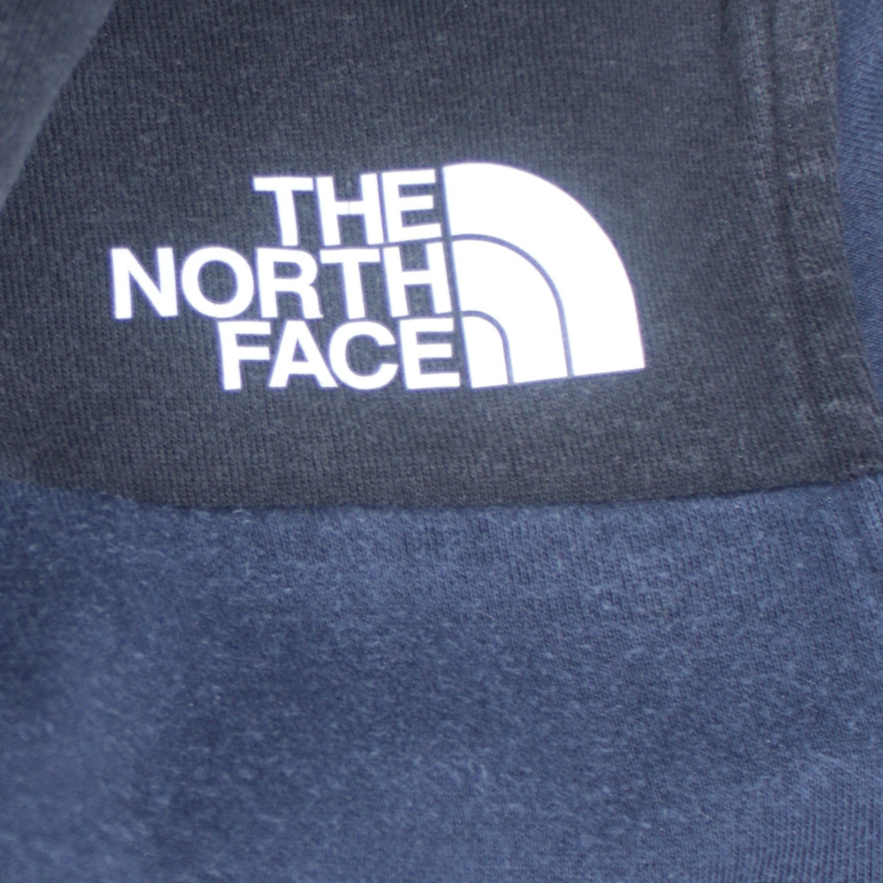 The North Face Boys Blue Colourblock Fleece Pullover Hoodie L