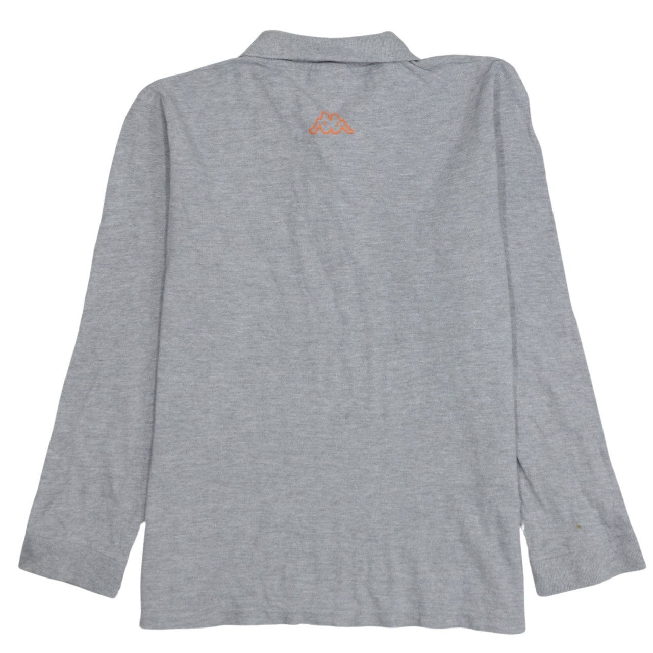 Kappa4work Men's Grey Long Sleeve Cotton Blend Polo Shirt L