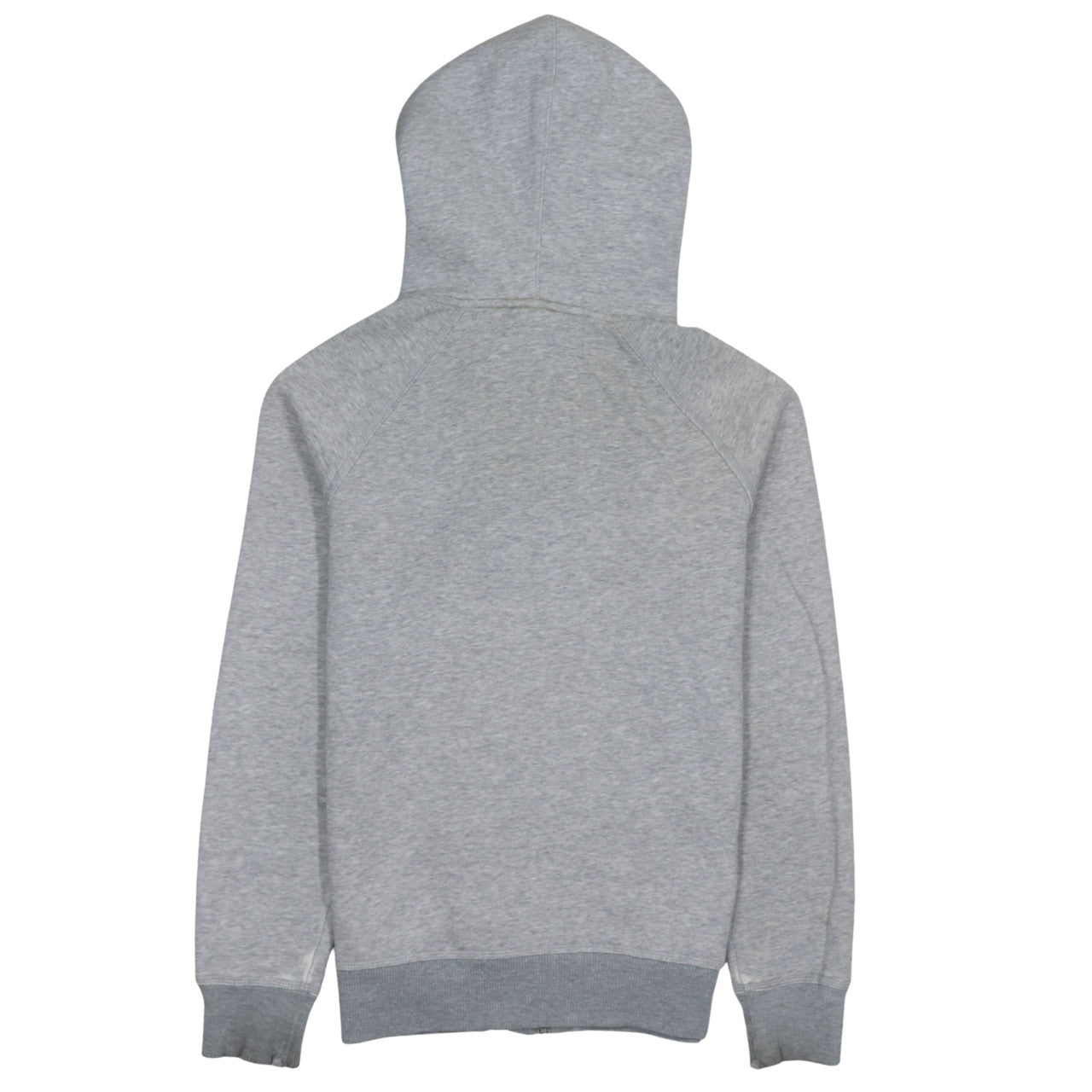 Adidas Originals Women Grey Full Zip Hoodie Size 12 Lined Hooded