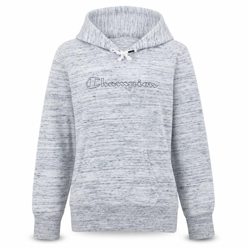 Champion Women’s Grey Pullover Hoodie Large Cotton Blend
