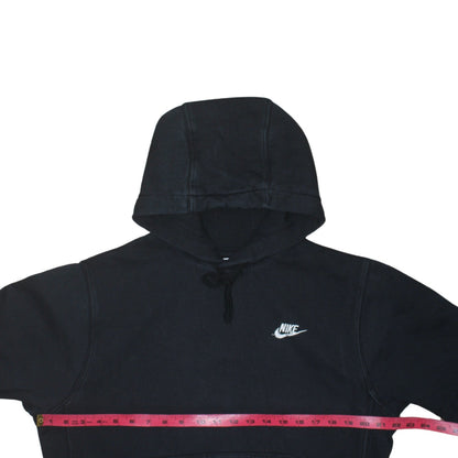 Nike Men's Black Pullover Hoodie M Regular Fit Fleece Sweatshirt