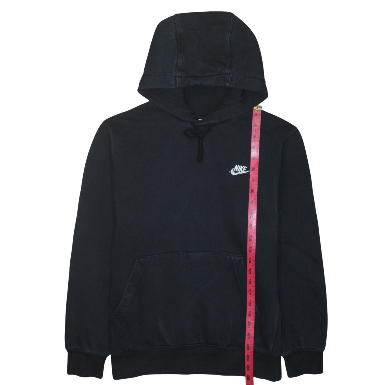 Nike Men's Black Pullover Hoodie M Regular Fit Fleece Sweatshirt