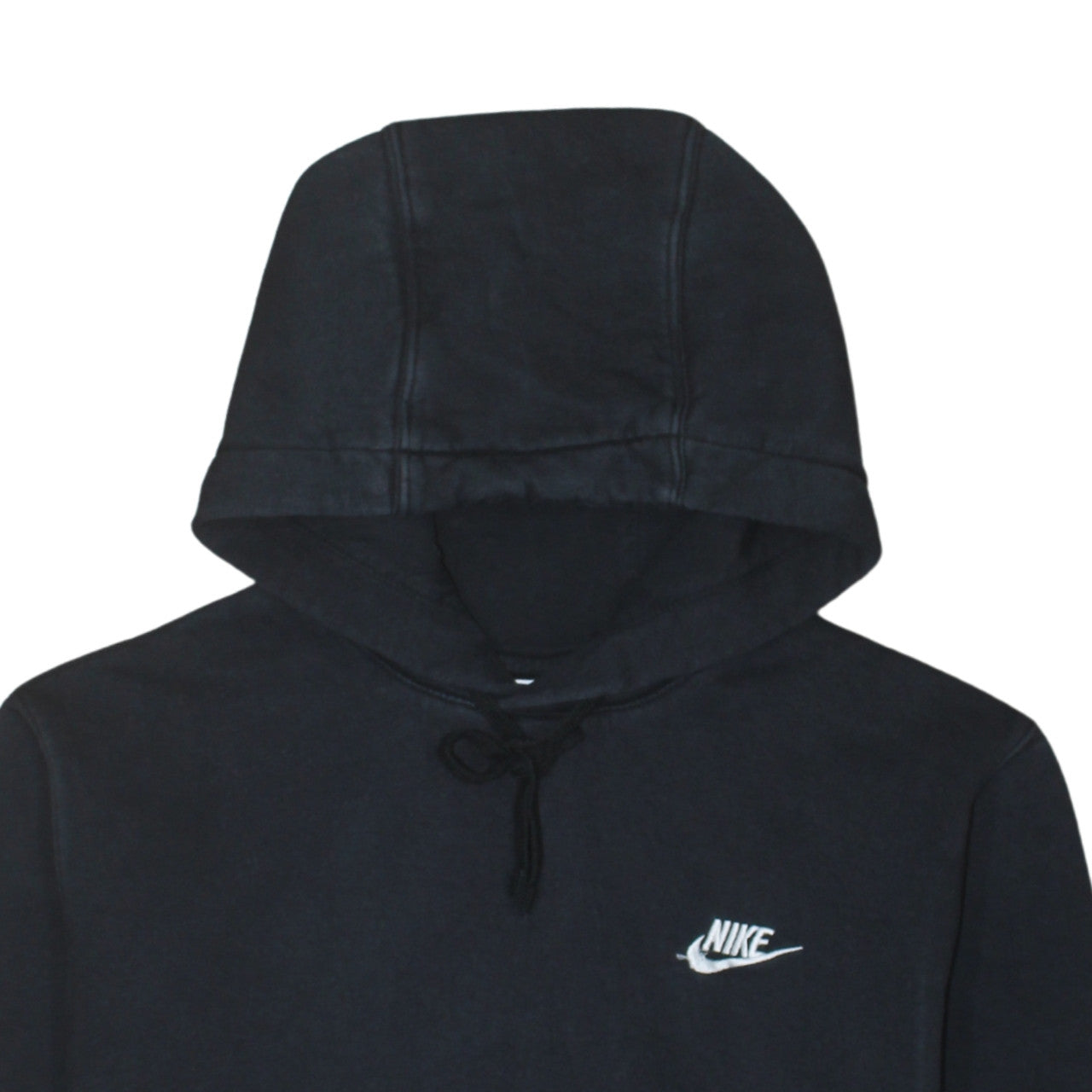 Nike Men's Black Pullover Hoodie M Regular Fit Fleece Sweatshirt