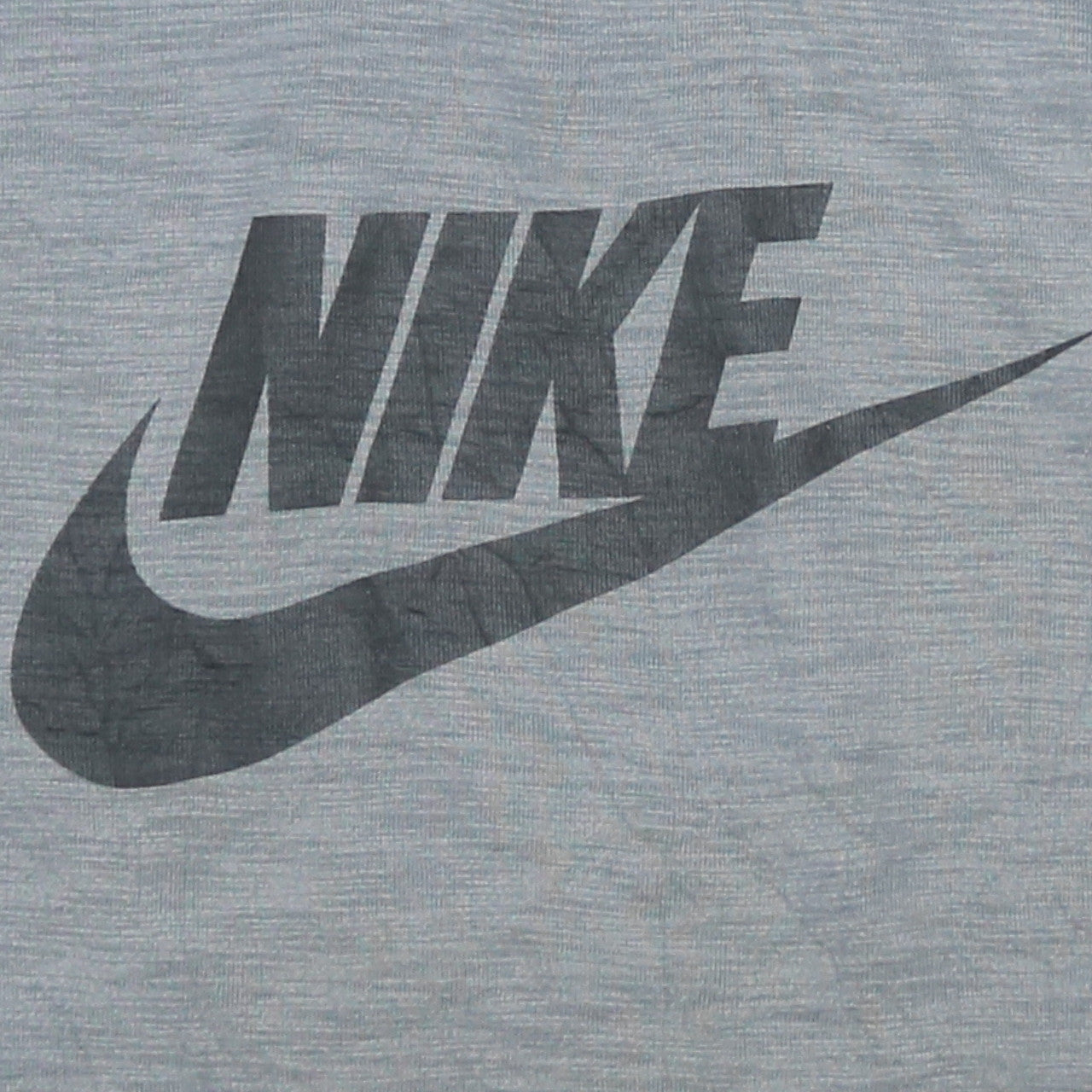 Nike Men's Grey XL Pullover Hoodie with Logo Print