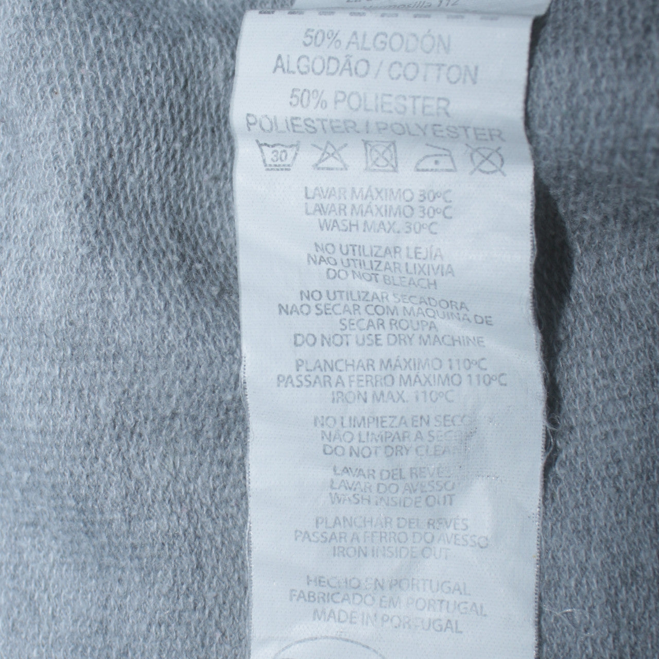 Adidas Mens Grey Graphic Logo Pullover Sweatshirt Size M