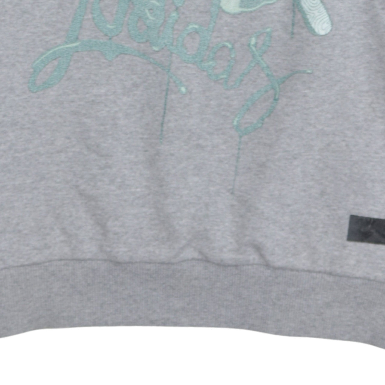 Adidas Mens Grey Graphic Logo Pullover Sweatshirt Size M