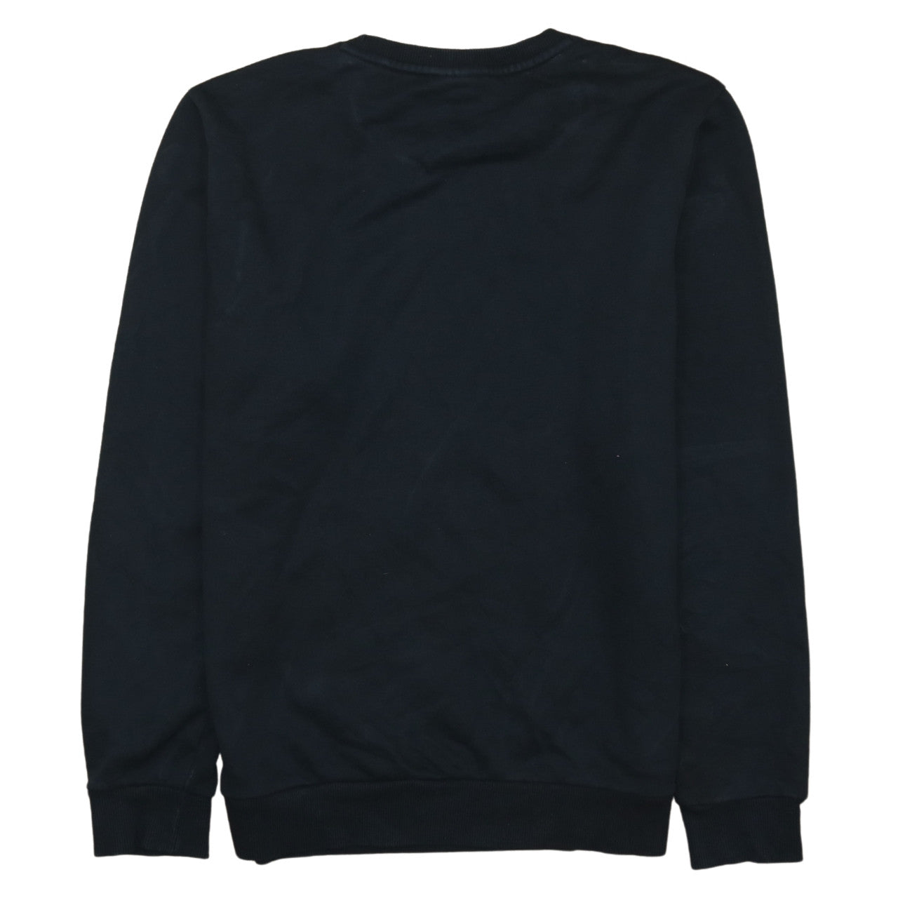 Puma Women's Black Small Crew Neck Pullover Sweatshirt Logo Print