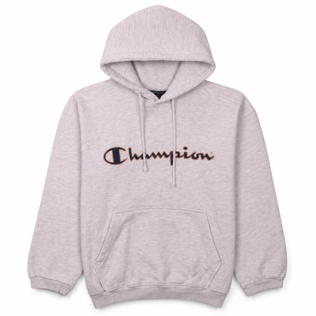 Champion Boys Grey Pullover Hoodie 11-12 Years Regular Fit Fleece