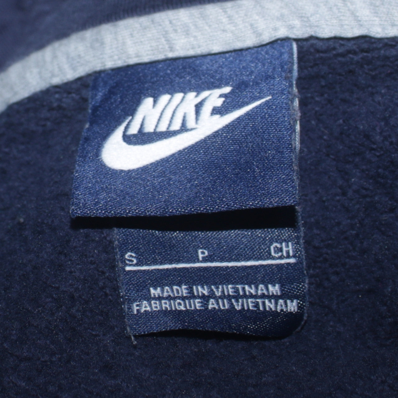 Nike Men's Blue Full Zip Hoodie Size S Fleece Sportswear