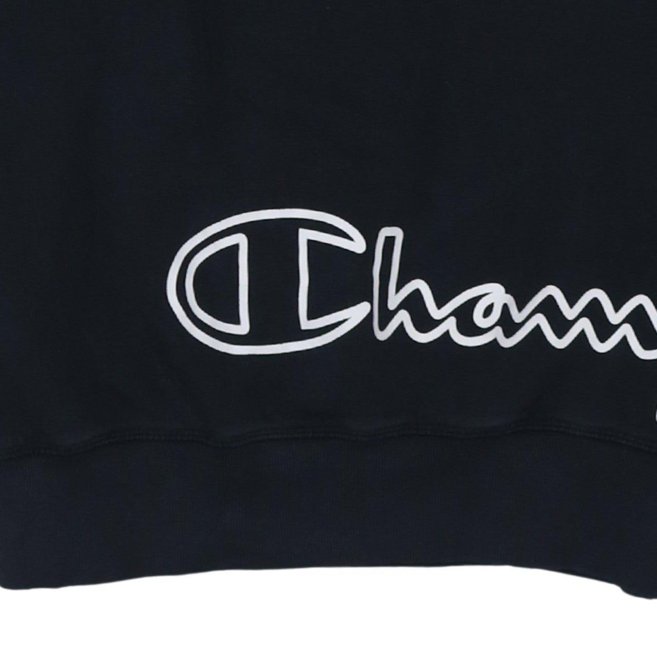 Champion Women's Black Large Pullover Crew Neck Sweatshirt