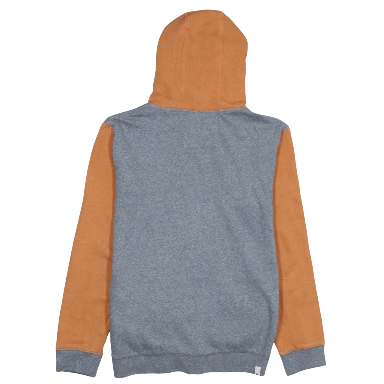 Quiksilver Boys Grey Orange Pullover Hoodie Sweatshirt Size 18-19 Years