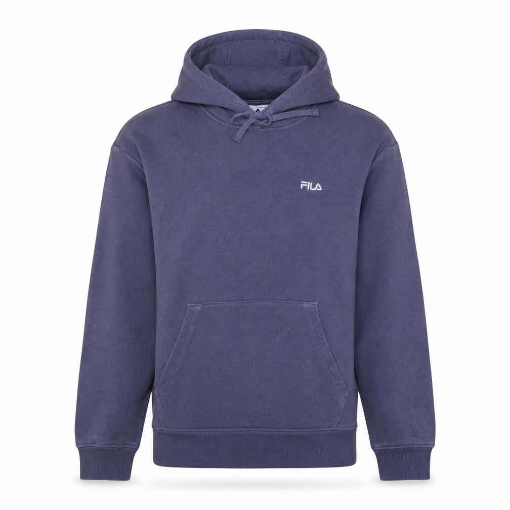 Fila Women’s Blue Pullover Hoodie Medium Cotton Blend Sweatshirt